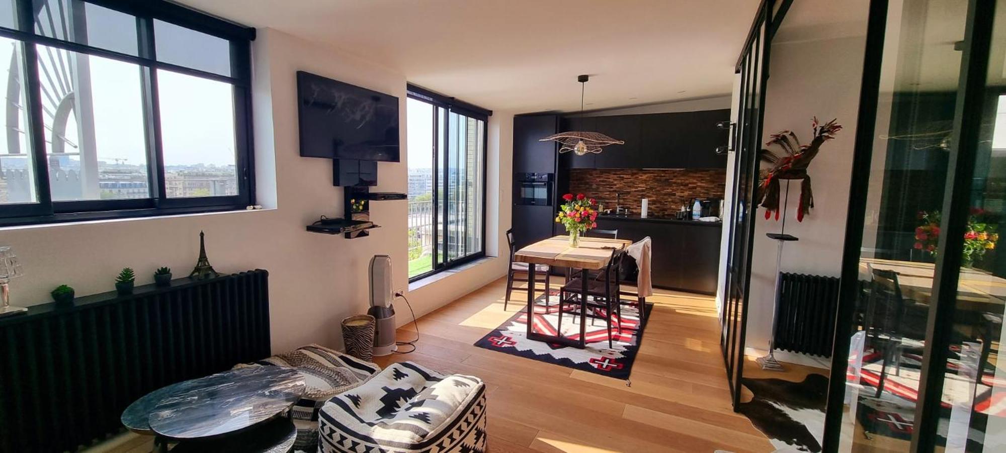 Appartement Vue Tour Eiffel Paris 16 Eme Eksteriør bilde
